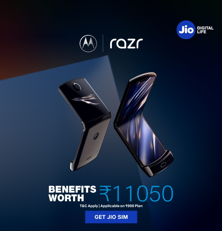 Jio Motorola Razr Offer 2020