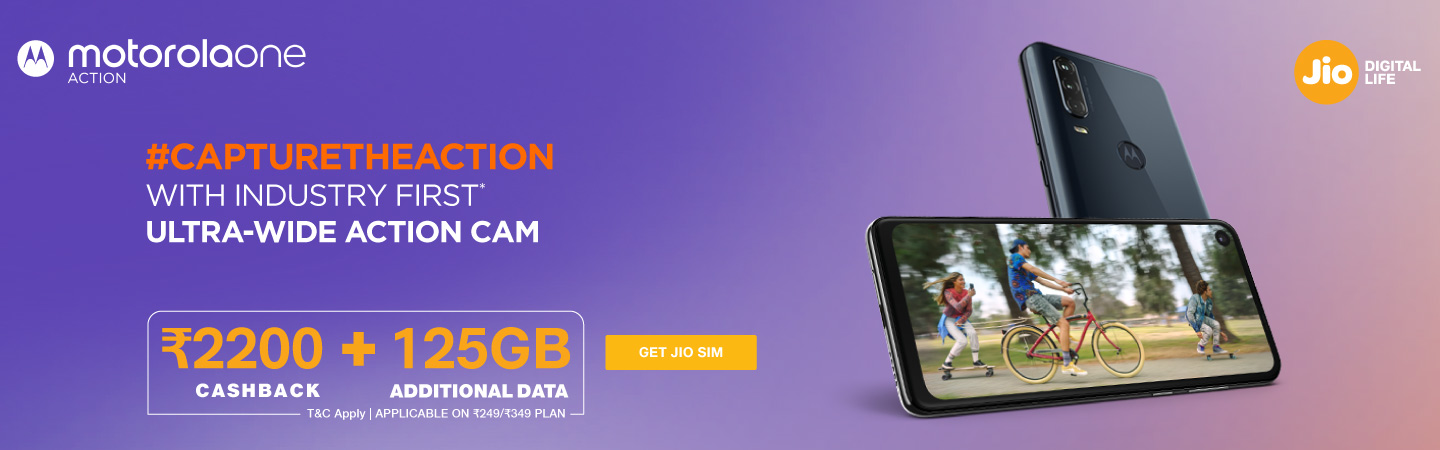 Motorola One Action Data Offer