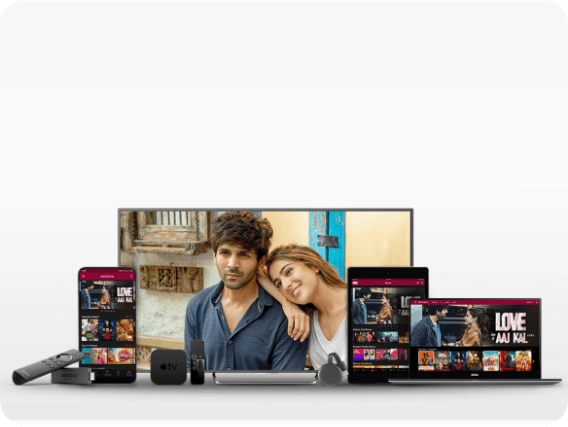 Experience entertainment in all screen sizes