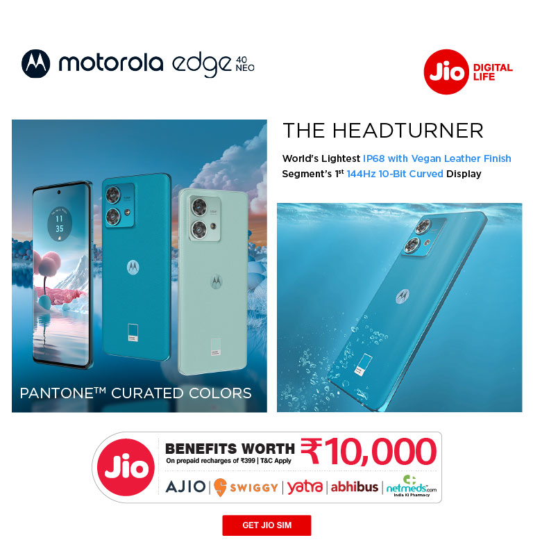 Jio Motorola EDGE 40 NEO Offer 2023