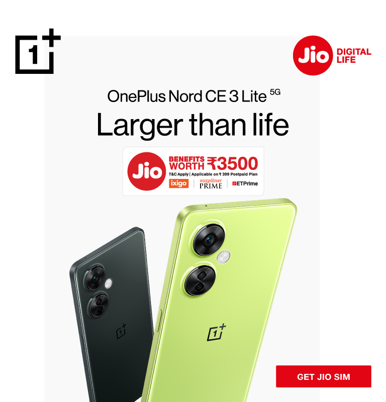 Jio OnePlus Offer Nord CE 3 Lite