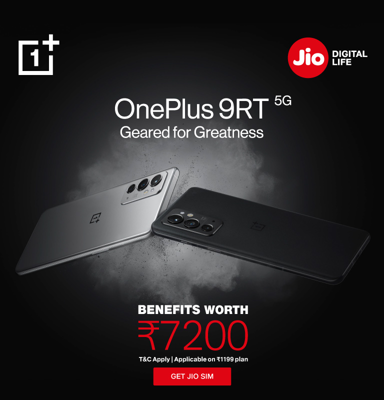 Jio OnePlus 9RT Series Offer