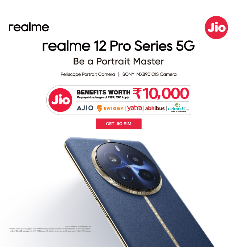Jio Realme 12 Pro 5G Series Offer