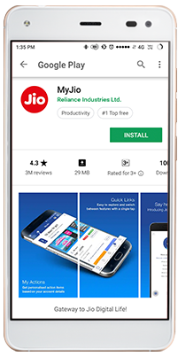Download MyJio app from Google Play Store