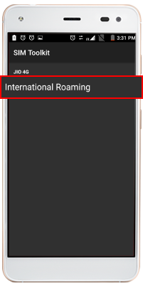 International Roaming SIM Toolkit